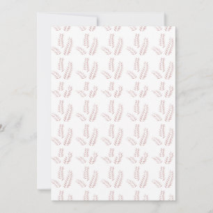 Vintage Botanical Illustration –Elegant Floral Art Holiday Card