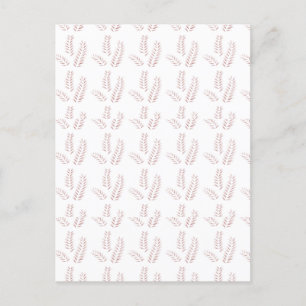 Vintage Botanical Illustration –Elegant Floral Art Invitation Postcard