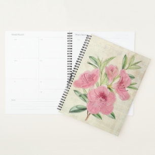 Vintage Botanical Kinghorn's Azalea Planner