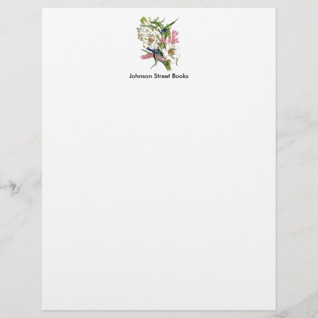 Vintage Botanical Page (Front)