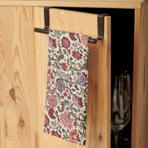 Vintage Botanical Paisley Floral Pattern – Ornate Kitchen Towel