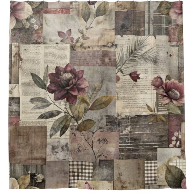 Vintage Botanical Patchwork Rustic (1) (Front)