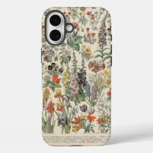 Vintage Botanical Pattern iPhone 16 Plus Case
