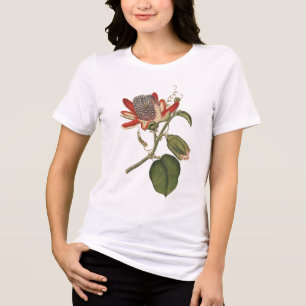 Vintage Botanical Study Passion Flower Tri-Blend Shirt