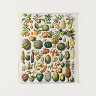 vintage Botanical Tapestry