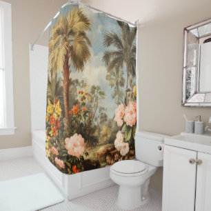 Vintage Botanical Tropical Palms