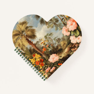 Vintage Botanical Tropical Palms Notebook