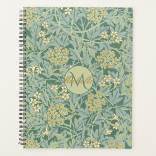 Vintage Botanique Floral Turquoise et vert