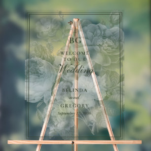 Vintage Botanique Vert Jardin Mariage Thème