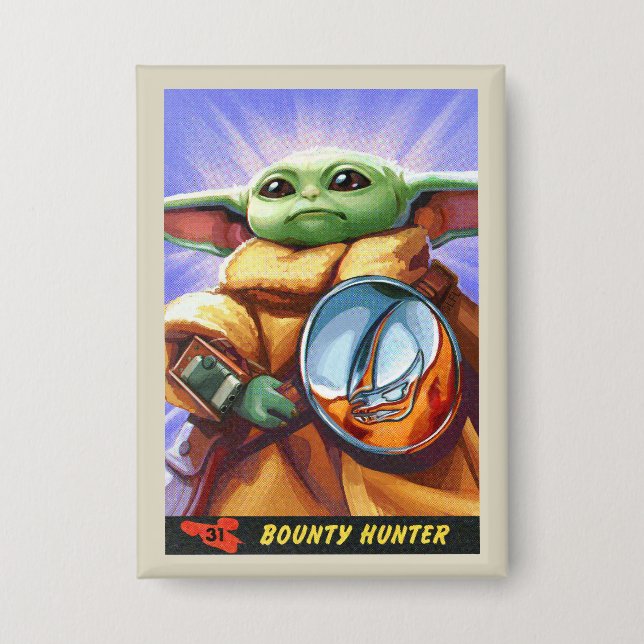 Vintage Bounty Hunter Grogu Illustration (Front)