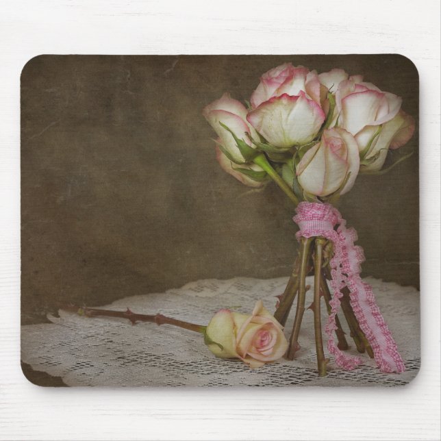 Vintage Bouquet Mouse Pad (Front)