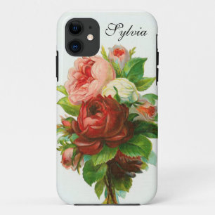 Vintage Bouquet of Roses iPhone 11 Case