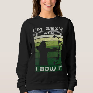 Vintage Bow Shooting Shooter Archery Bowhunting Se Sweatshirt
