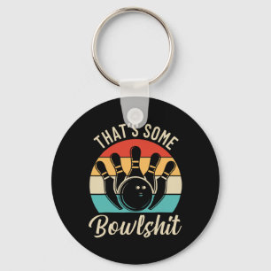 Vintage Bowling That's Some Bowl Retro Team Bowler Keychain