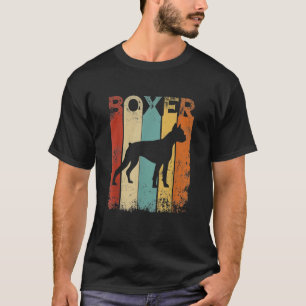 Vintage Boxer Dog Boxer Lover Gift Dog Dad Mom T-Shirt