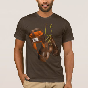 Vintage Boxing Gloves and Helmet T-Shirt