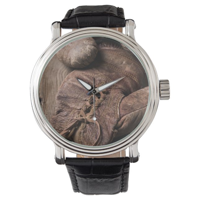 Vintage Boxing Gloves Watch (Front)