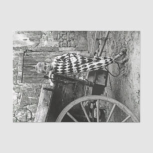 Vintage Boys in Harlequin Suit Tissue Paper