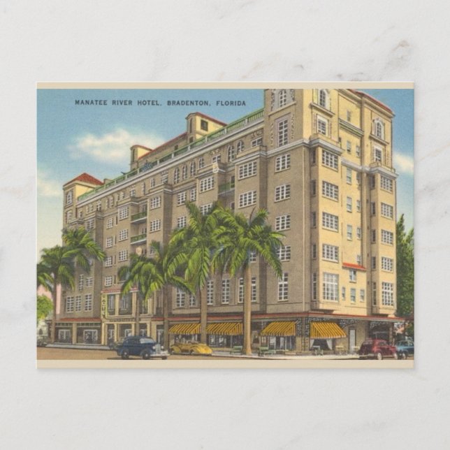 Vintage Bradenton Florida Post Card (Front)