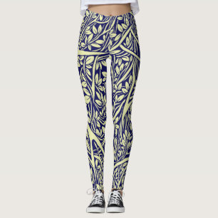 Vintage Branches: Interwoven Tree Pattern Leggings
