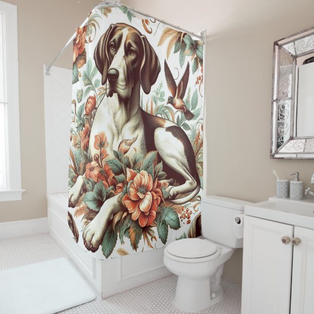 Vintage Braque Français  Illustration (In Situ)