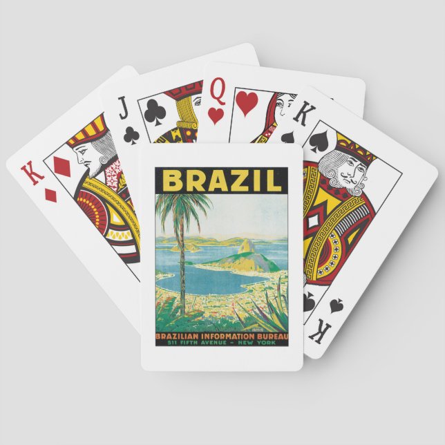 Vintage Brazil Bicycle Playing Cards (Back)