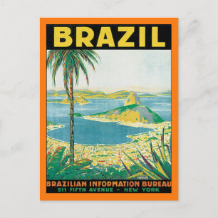 Vintage Brazil Postcard
