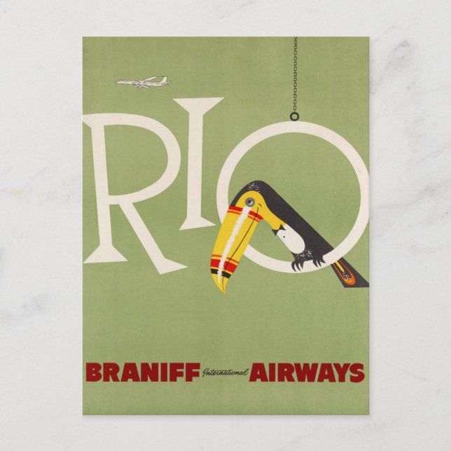 Vintage Brazil Postcard (Front)