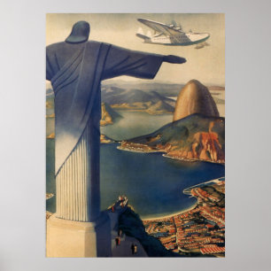 Vintage Brazil Poster