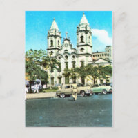 Vintage Brazil Recife, Baroque Cathedral