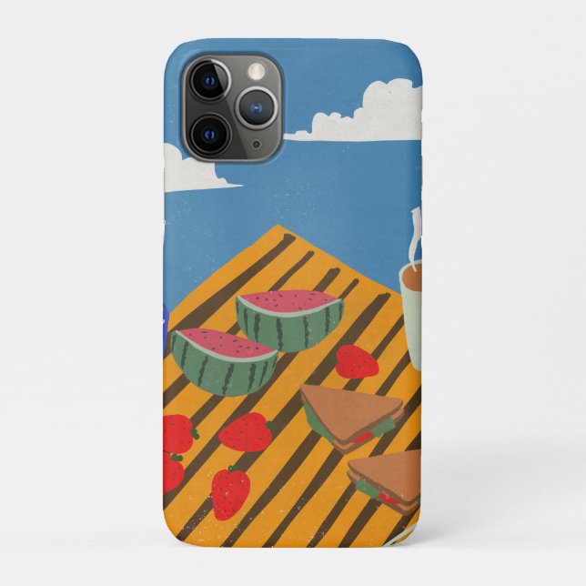 Vintage Breakfast Picnic Case-Mate iPhone Case (Back)