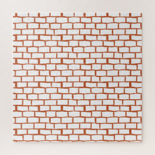 Vintage Brick: Textured Background Detail. Jigsaw Puzzle