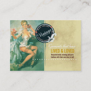 Vintage Bridal Fashions - Business Card