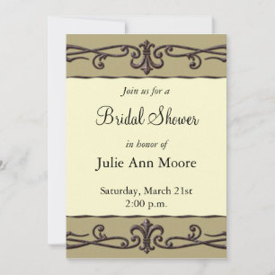 Vintage Bridal Shower Invitation
