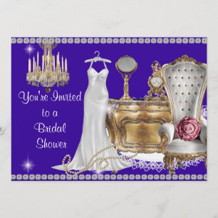 VINTAGE BRIDAL SHOWER INVITATION
