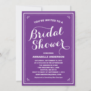 Vintage Bridal Shower Invitation