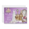 VINTAGE BRIDAL SHOWER INVITATION LAVENDER DAMASK W