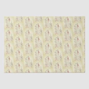 Vintage Bride and Groom Wedding Design Decoupage Tissue Paper