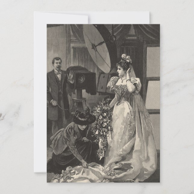 Vintage Bride, Bridal Portrait with Photographer (Front)