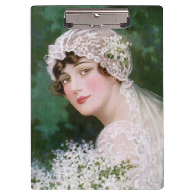 Vintage Bride Clipboard (Front)