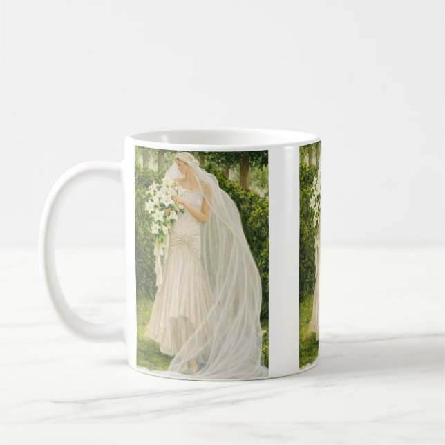 Vintage bride  coffee mug (Left)
