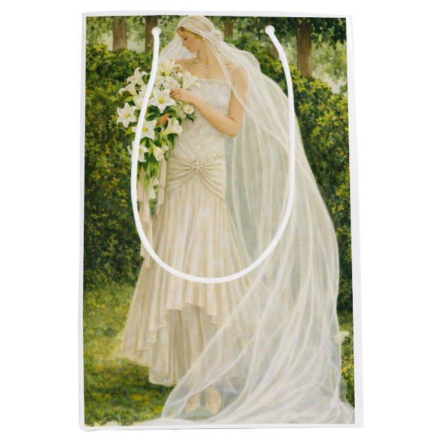 Vintage bride Gift Bag (Front)