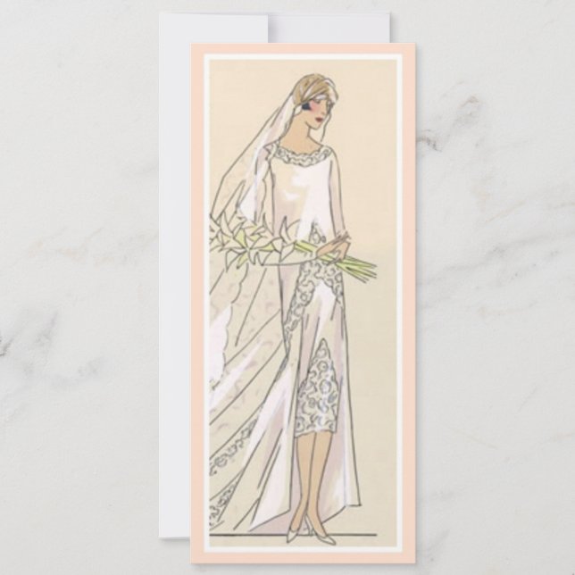 Vintage Bride Invitation (Front)