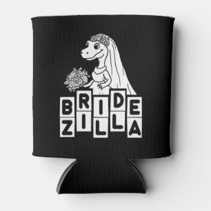 Vintage Bridezilla Wedding Bachelorette Can Cooler