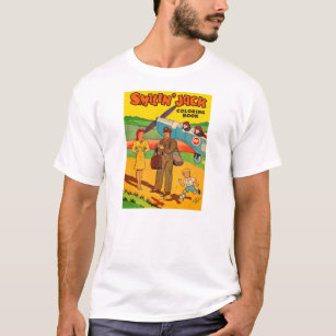 Vintage British Colouring Book Smilin' Jack T-Shirt