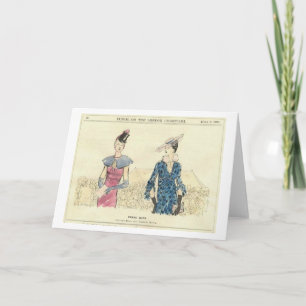 Vintage British Humour - "Freak Hats", Invitation