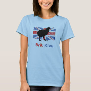 Vintage British Kiwi Womens T-Shirt