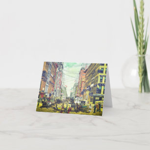 Vintage Broadway, NYC (1880s) Card