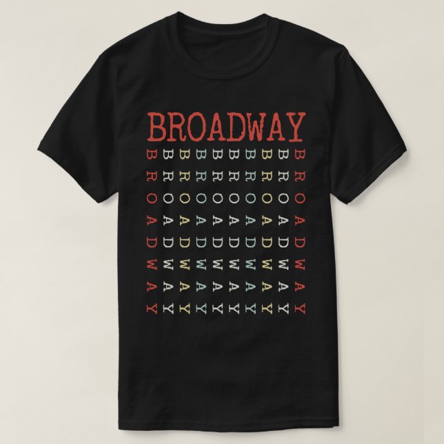 vintage Broadway T-Shirt (Design Front)