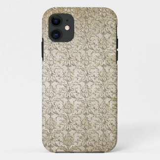 Vintage Brocade Damask Print iPhone 11 Case
